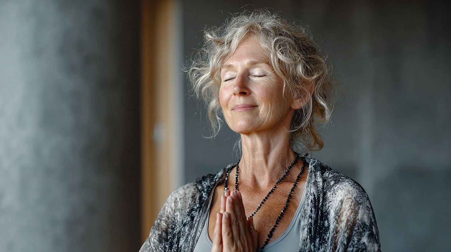 Тиха йога-студія з природним освітленням